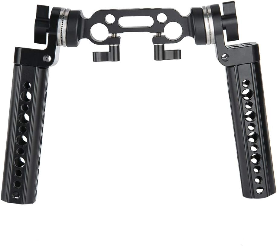 15mm Shoulder Rig Handle Kit Rosette Mount Grips for DSLR Camera Cinema Camcorder R7329