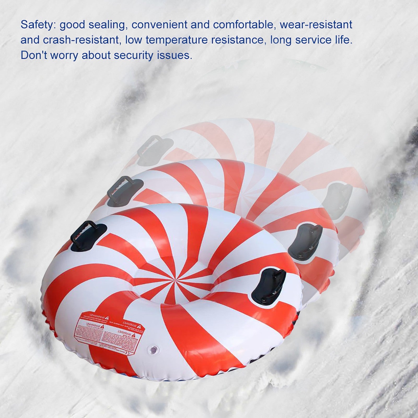 Ski Ring PVC Sled Tire Tube With Handle K43197