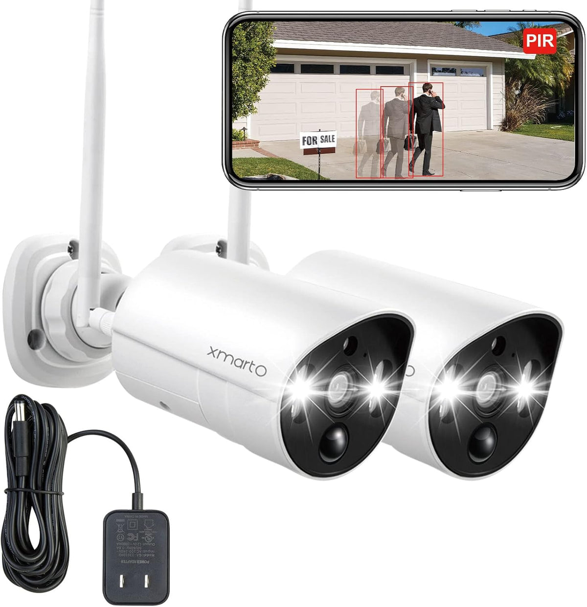 8CH 2K HD Wireless Security Camera System with 1TB HDD H551922