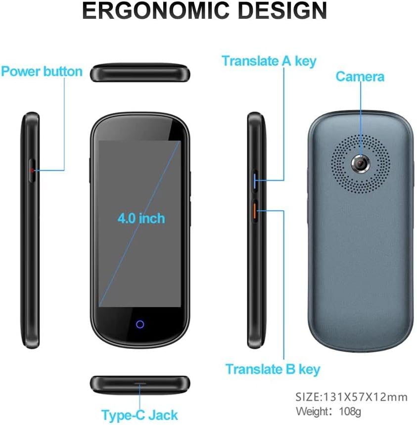 127 Languages Portable Smart Voice Translator Device W759333