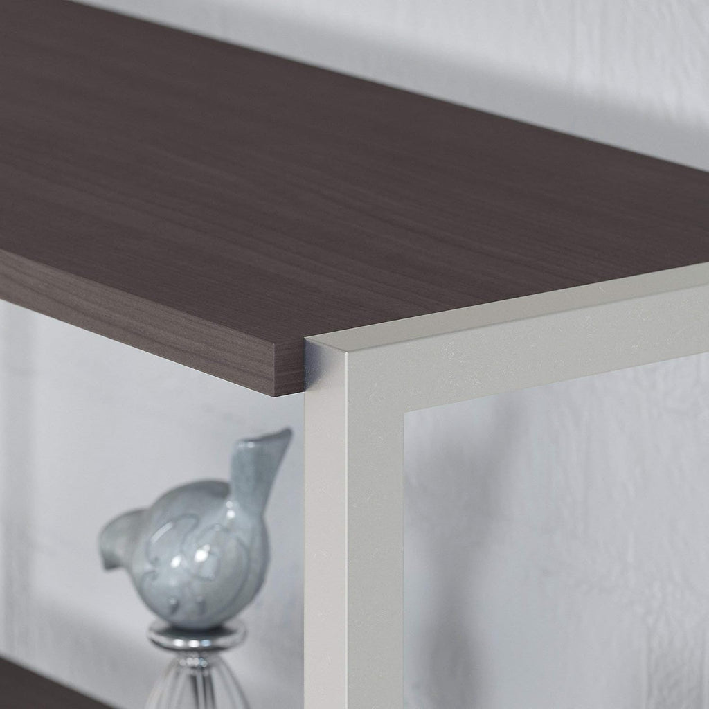 Storm Gray Bookcase Hutch V9987