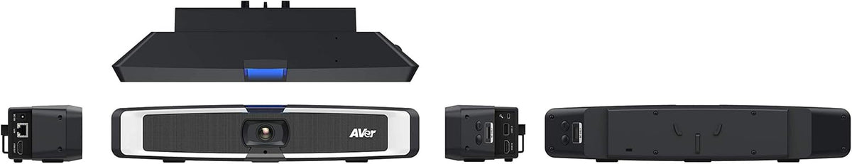 4K Videobar with Built-in Adjustable Fill Light, Microphone and Speakers, Dual FOV, Mountable Webcam E4197