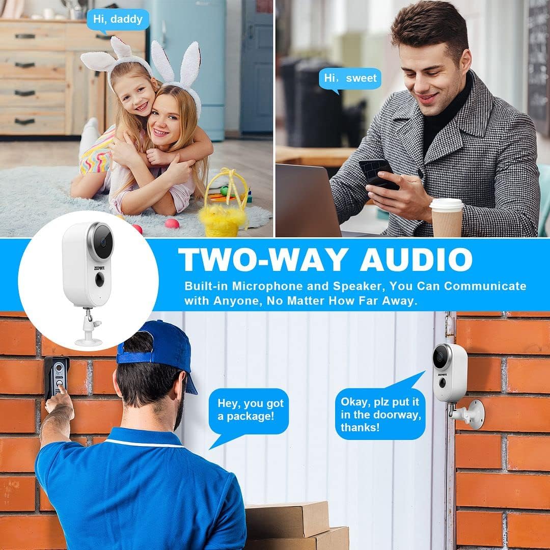 1080P HD Wireless Security Camera with Night Vision H752881