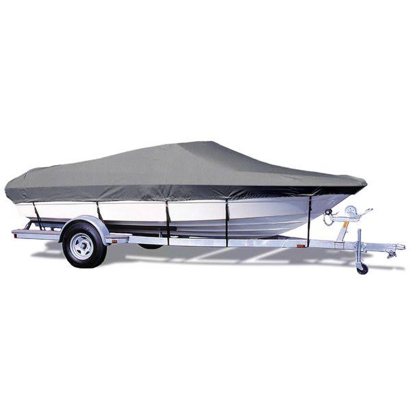 Semi-Custom Boat Cover for V-Hull Bow Riders Boats with Inboard/Outboard Motor Q9611