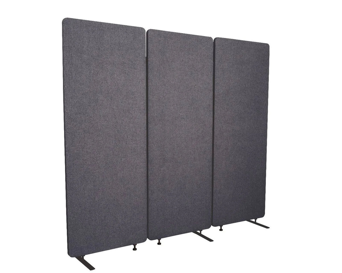 3 Pack Acoustic Room Dividers in Slate Gray O686