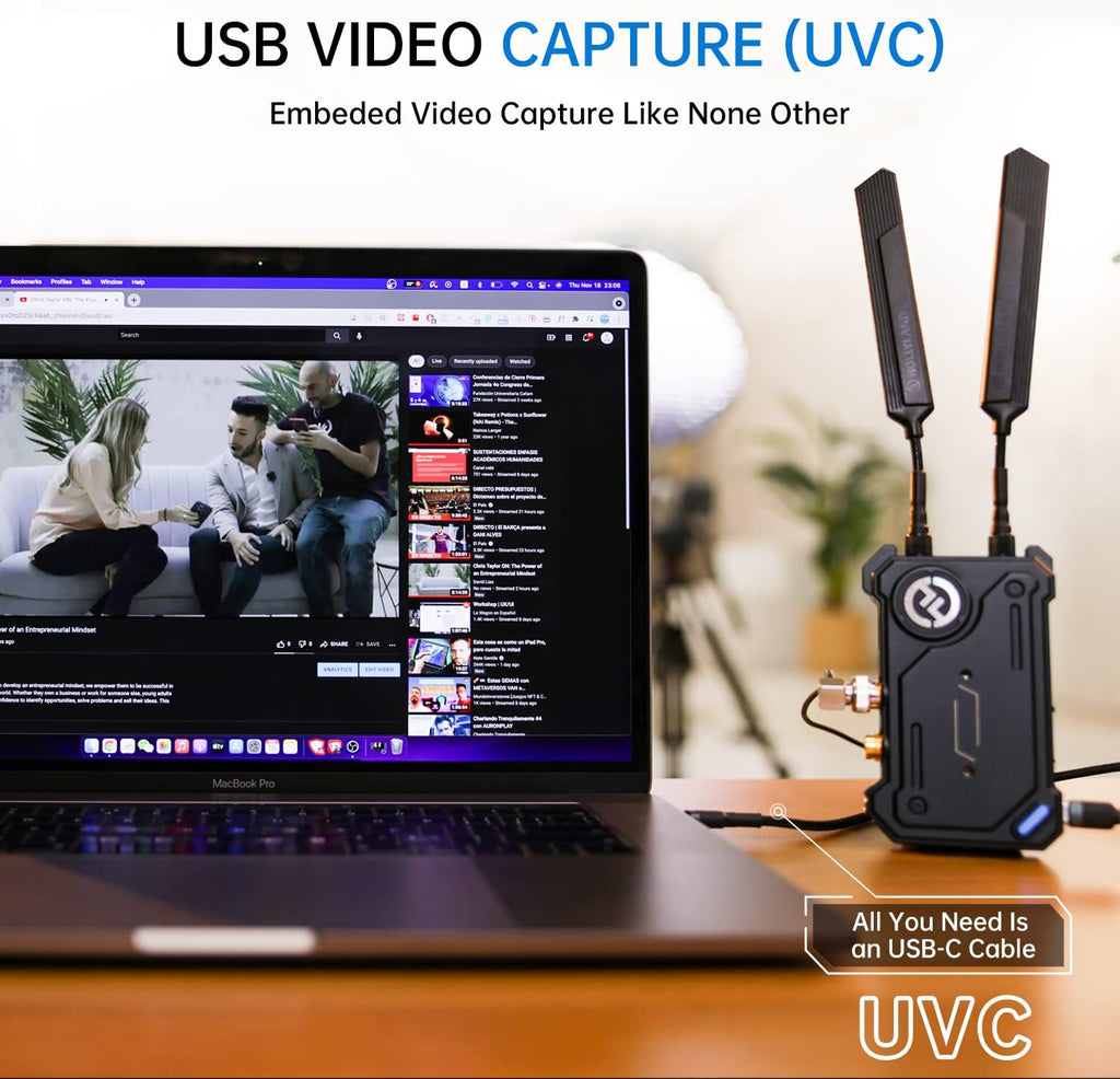 Wireless HDMI SDI Video Transmitter Receiver 1000ft 1080P 5G K846394