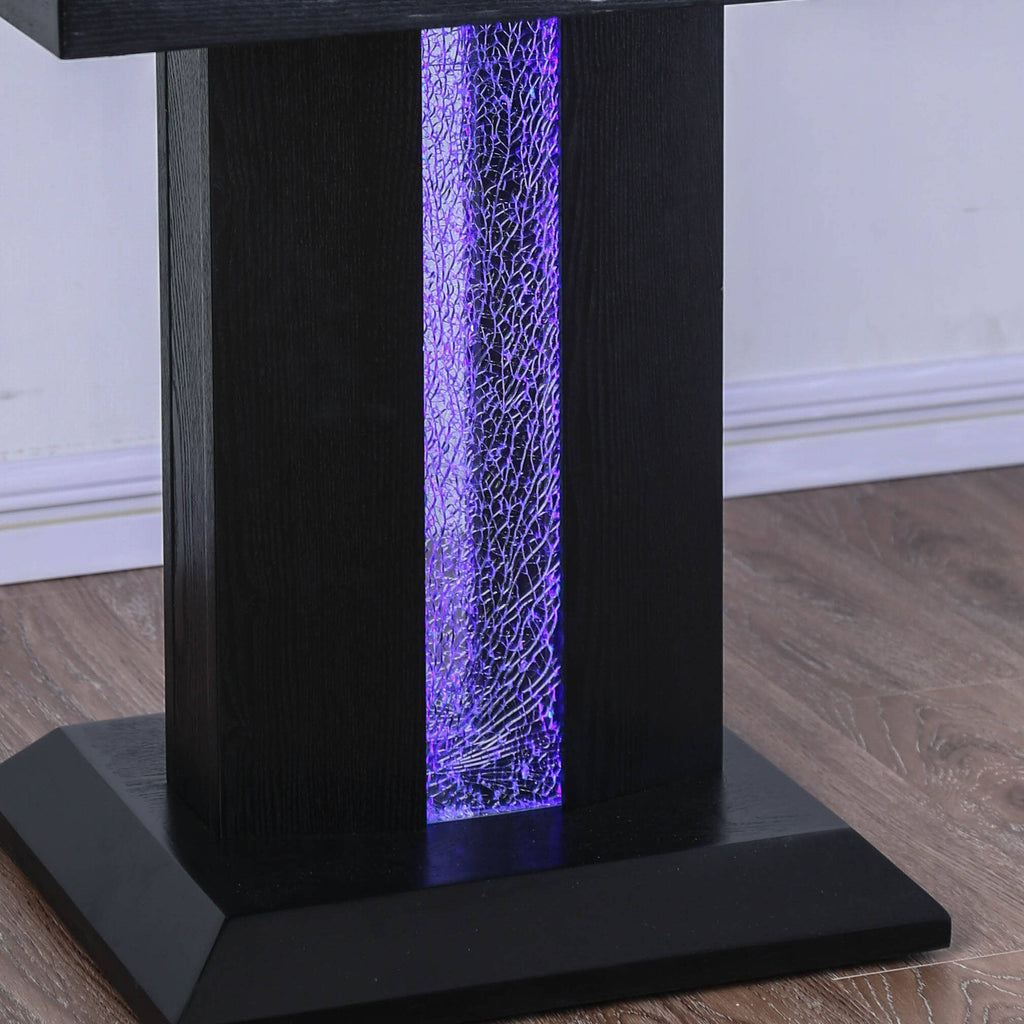 Black LED End Table G299032