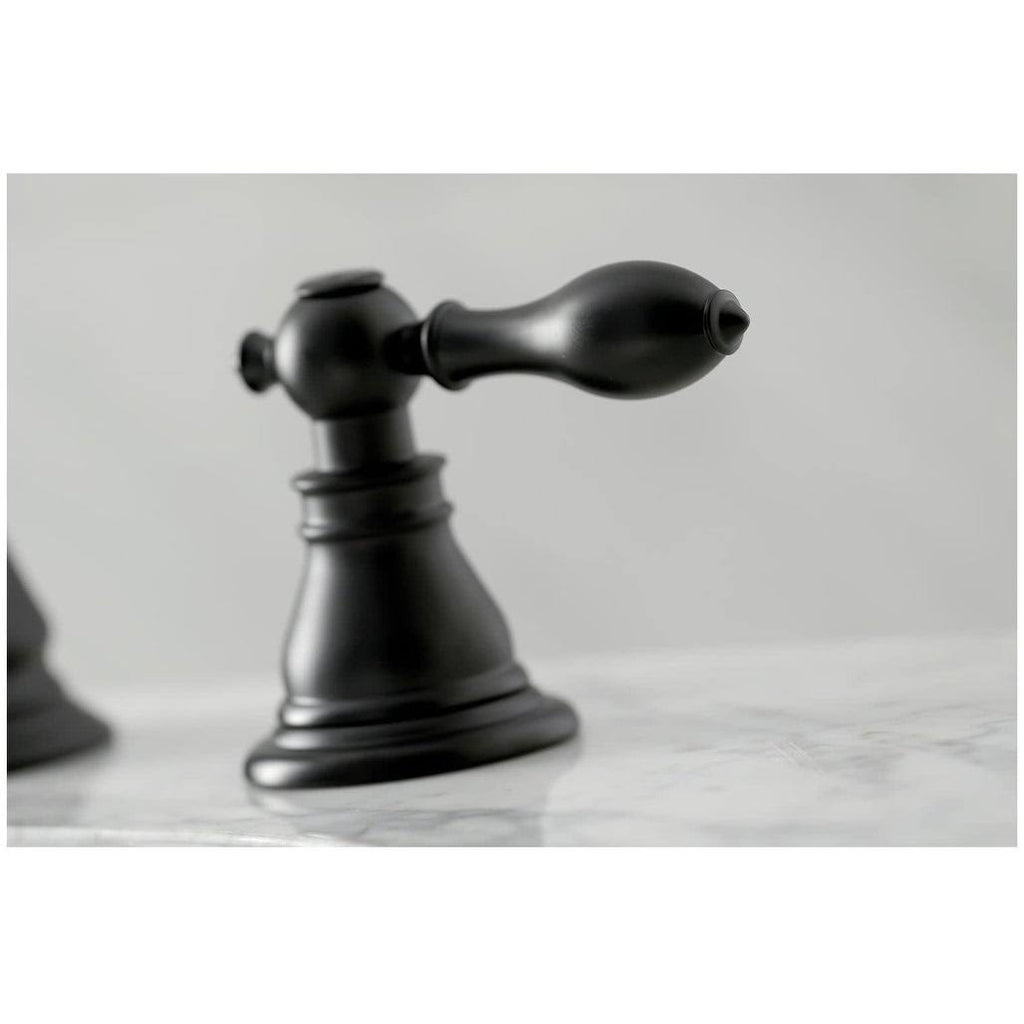 Black Stainless Widespread Bathroom Faucet M103