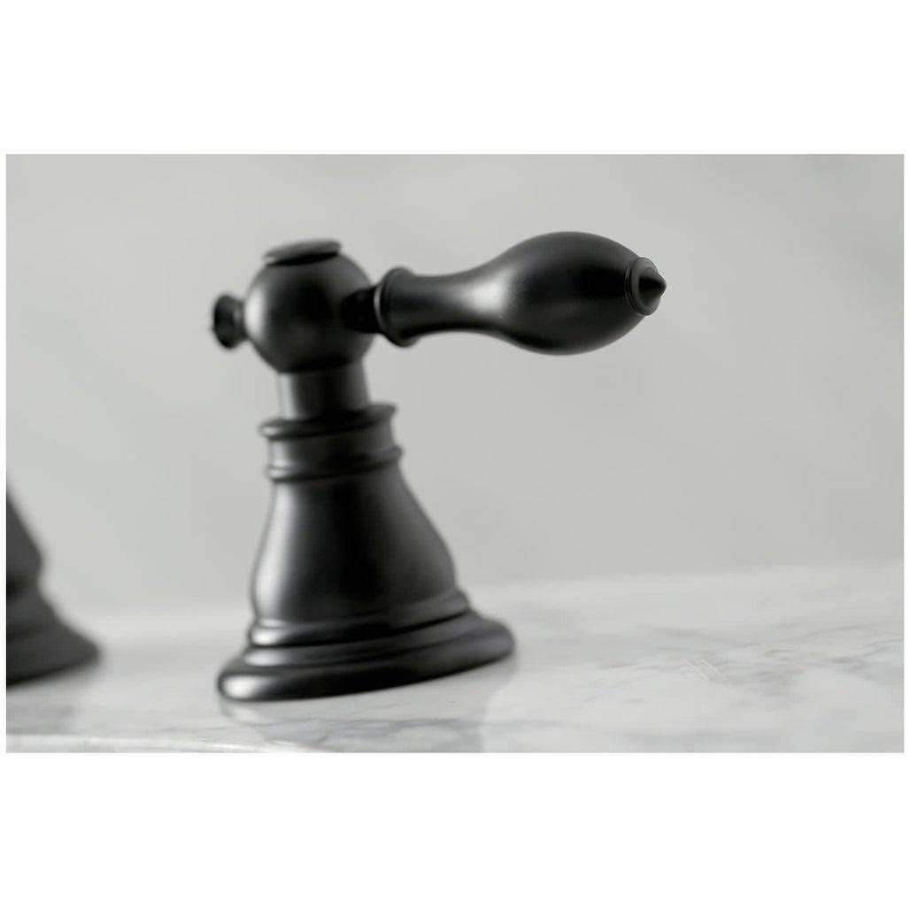 Black Stainless Widespread Bathroom Faucet M103
