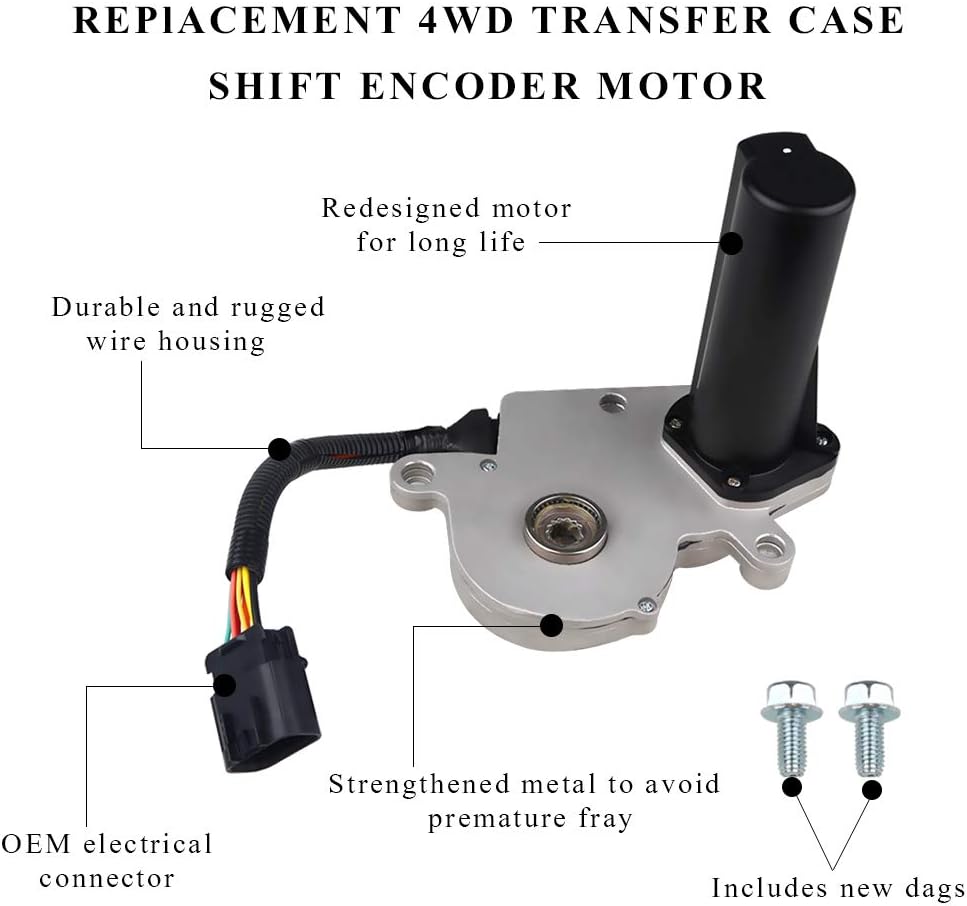 4WD Transfer Case Shift Encoder Motor Actuator J7478