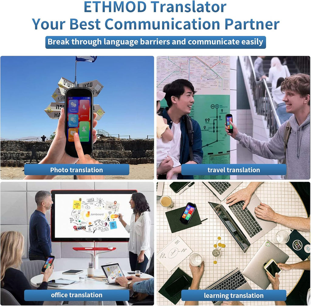 127 Languages Portable Smart Voice Translator Device W759333