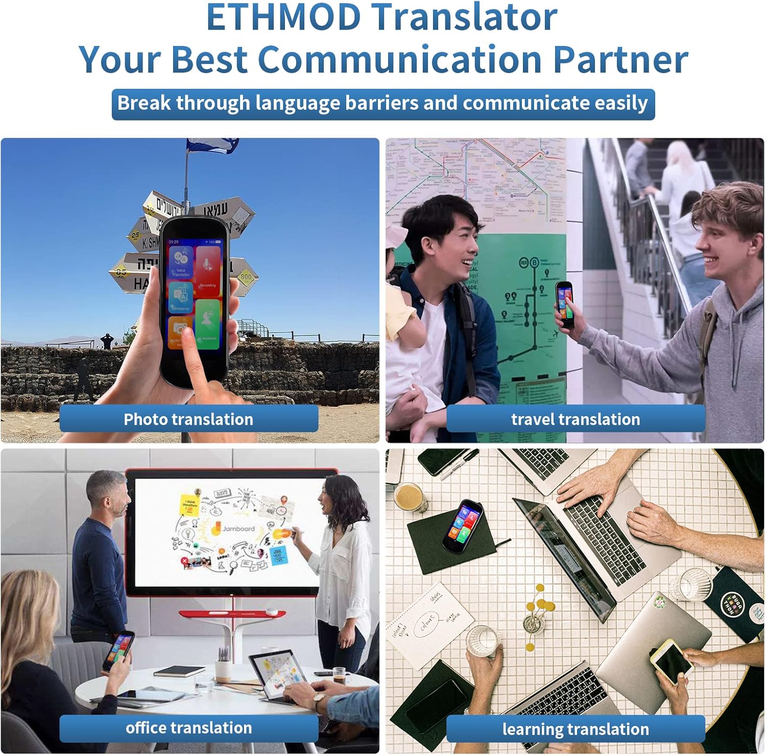 127 Languages Portable Smart Voice Translator Device W759333