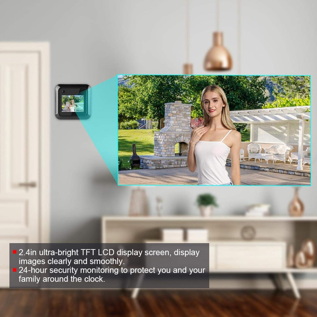 145° Wide-Angle Digital Door Peephole Camera with 2.4in LCD Y523