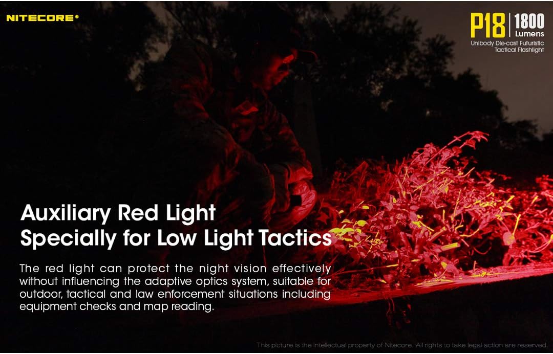 1800 Lumen Compact Flashlight with Rechargeable Battery C975484