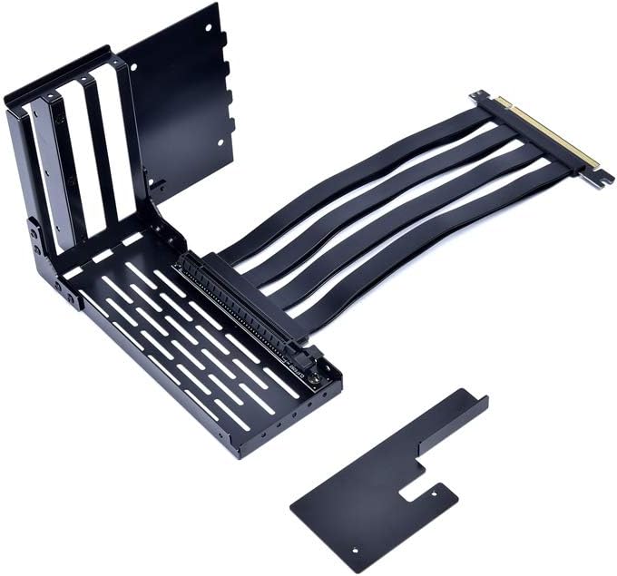 Black PCI-E x16 3.0 Extender Riser Cable 200mm with Covert Bracket G24704