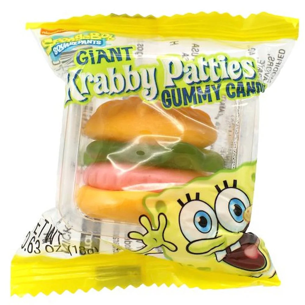 Giant Krabby Patty Gummy Candy, 0.63 Ounce, 216 per Case Z32206