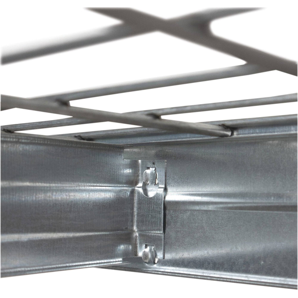 Galvanized Wire Deck Shelving, 4 Shelves, 880-Lb. Capacity per Shelf O8972