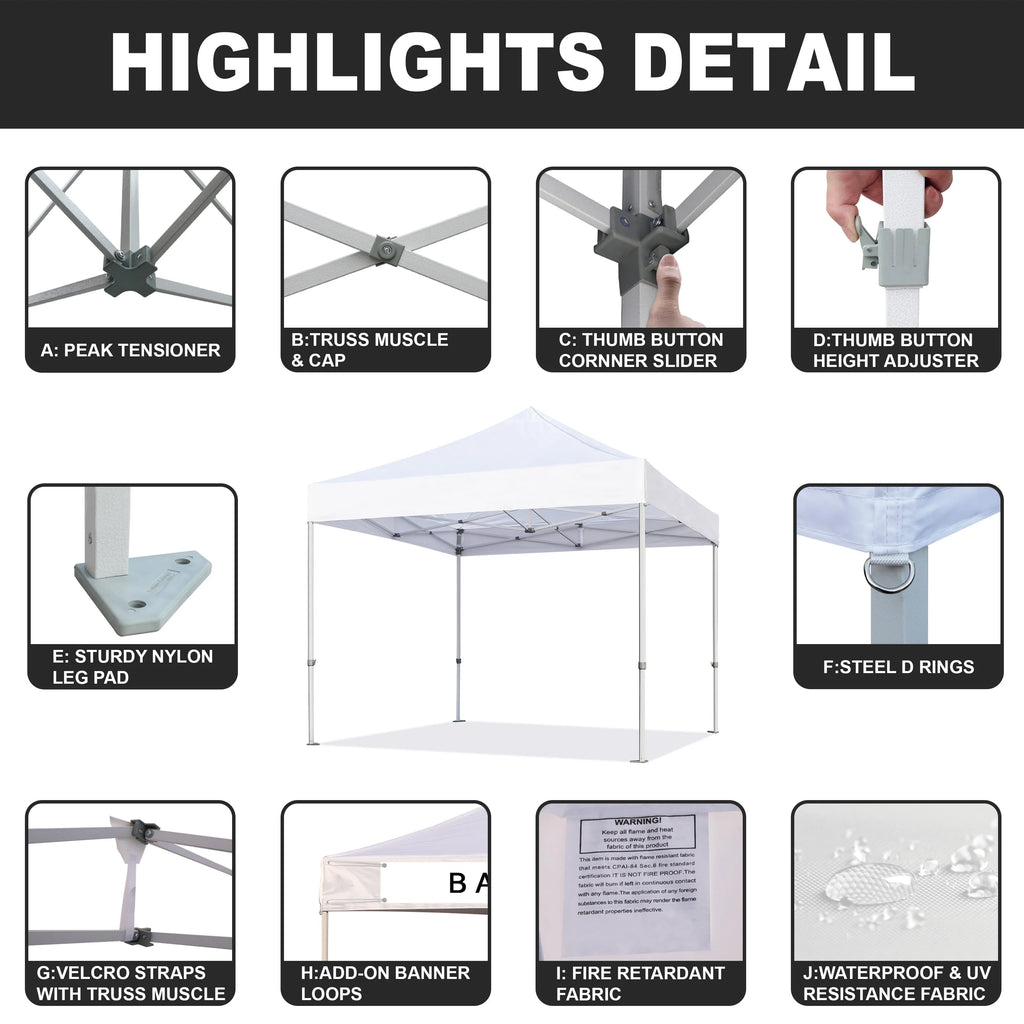 Coal 5x5 Pop up Canopy Tent Z822329