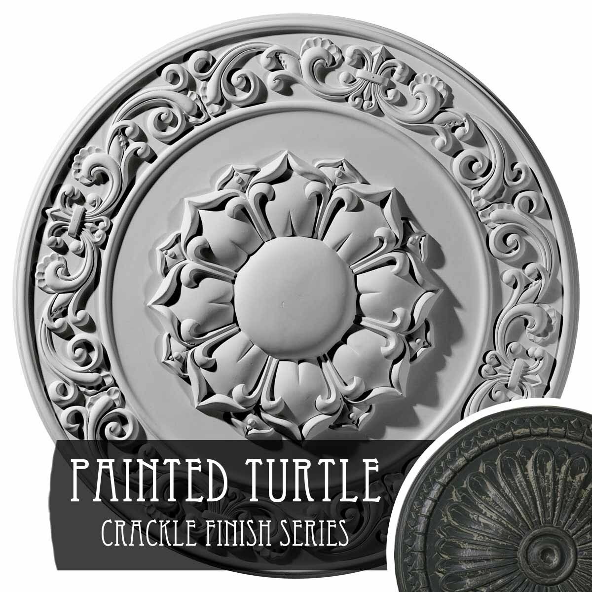 27 3/4x22OD x 2x22P Ceiling Medallion S6304