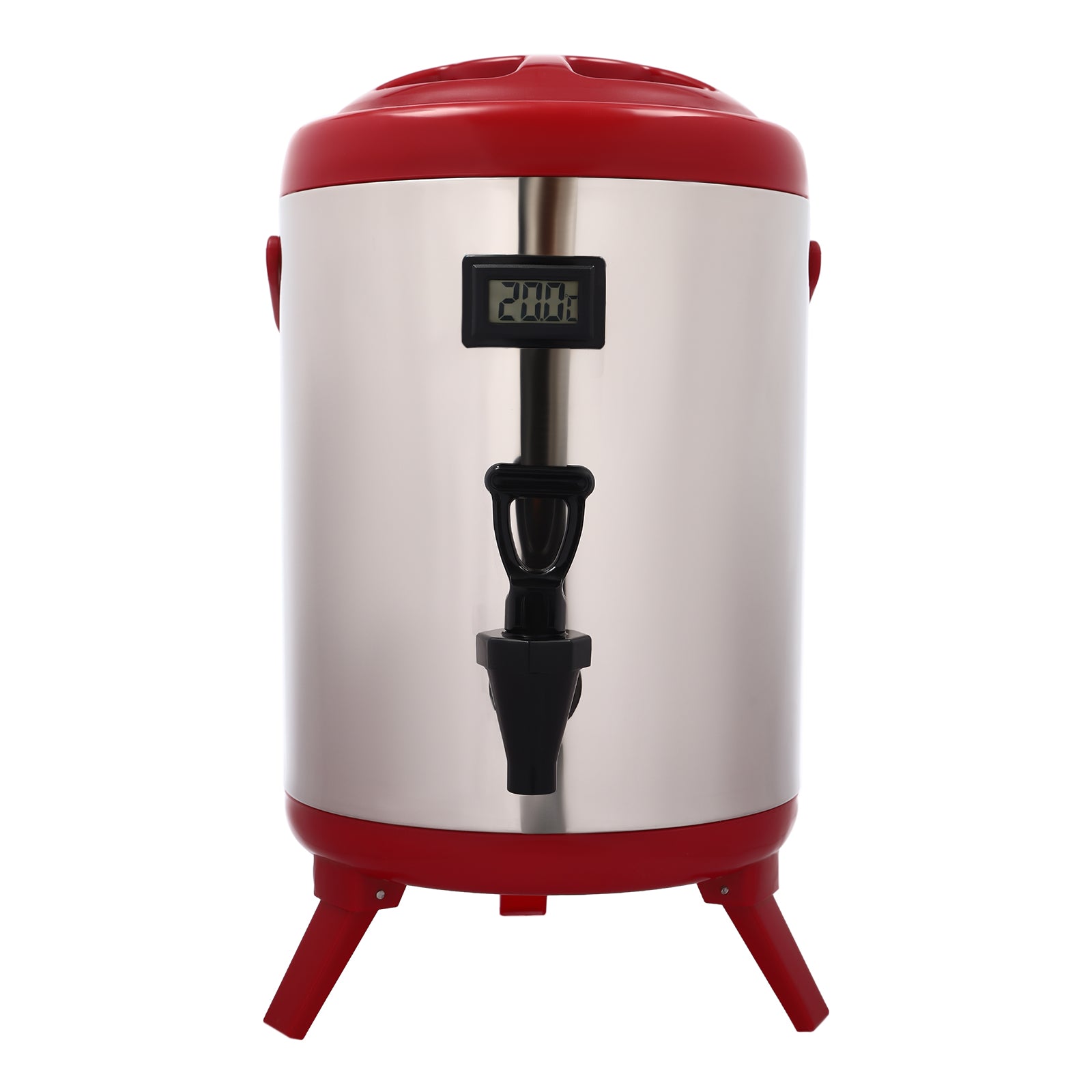 8L Stainless Steel Hot Beverage Dispenser with Thermometer P543855