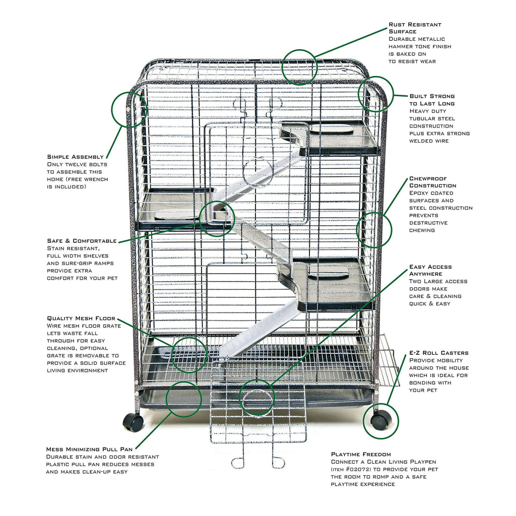 4-Level Small Animal Cage L847767