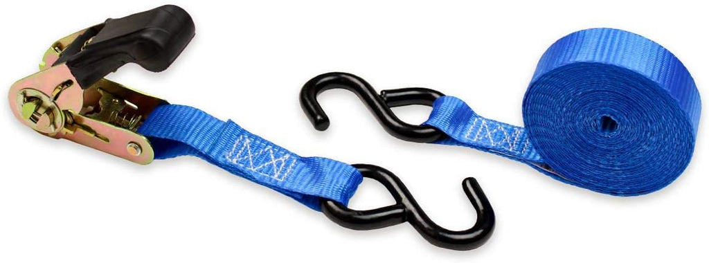 Heavy-Duty Ground Anchor Kit with 4 Anchors, 4 Ratchet Straps, and 4 Soft Loops O5524