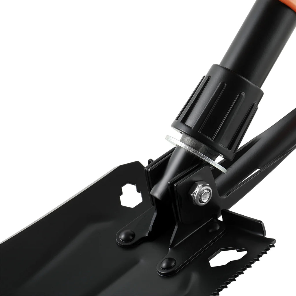 15.35 inch 30-in-1 Survival Kit Folding Shovel with Hard Carrying Case E8243