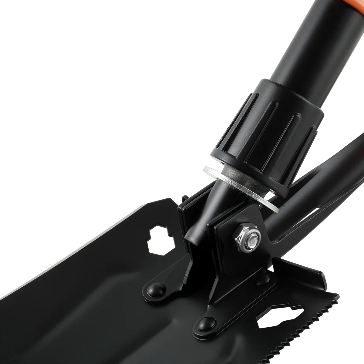 15.35 inch 30-in-1 Survival Kit Folding Shovel with Hard Carrying Case E8243
