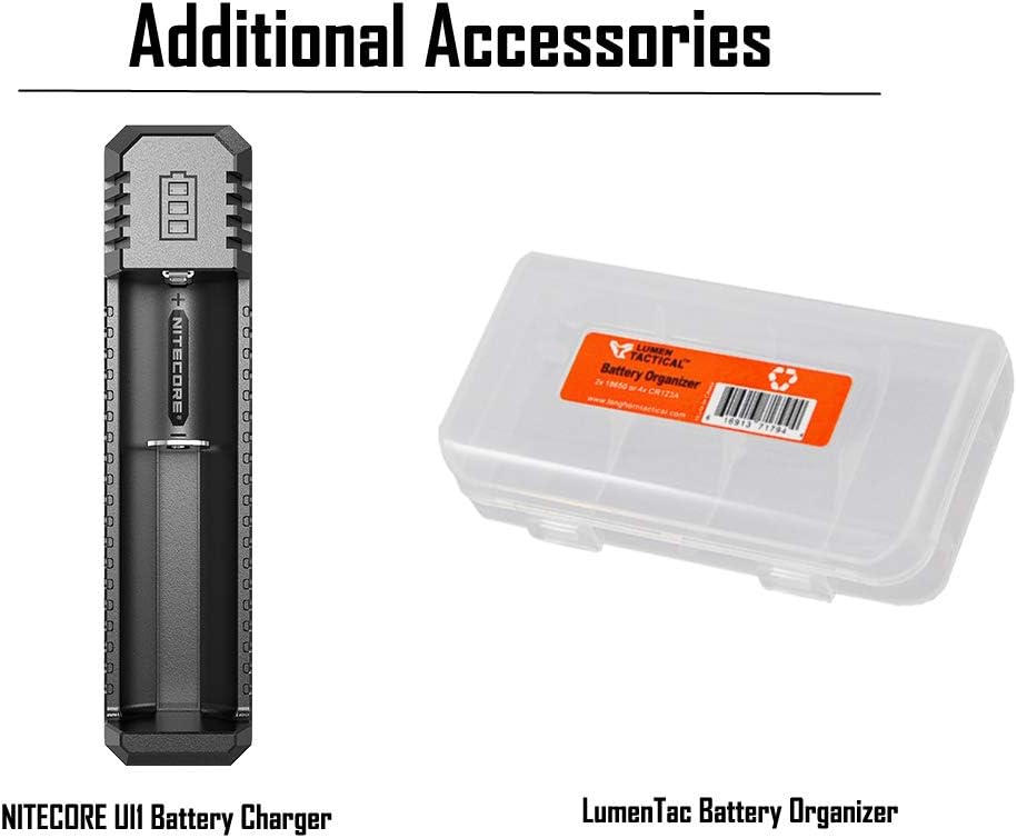 1800 Lumen Compact Flashlight with Rechargeable Battery C975484