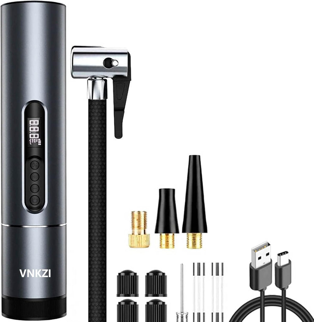 Handheld Air Compressor Portable Inflator, 6600mAh Rechargeable 120PSI Tire Pump with LED Display F137