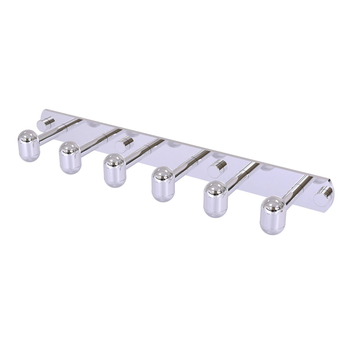 Polished Chrome 6-Position Tie & Belt Rack U845787