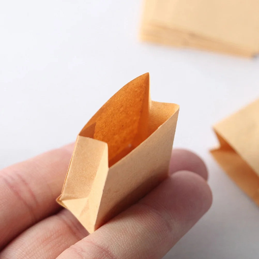 Miniature Dollhouse Paper Bag Grocery Carrier Z87816