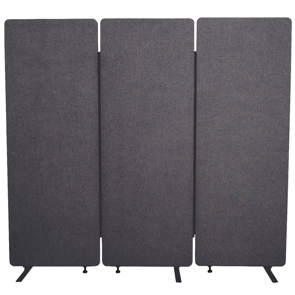 3 Pack Acoustic Room Dividers in Slate Gray O686