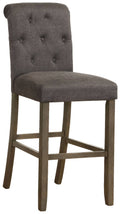Grey Bar Stool Set of 2 X366251