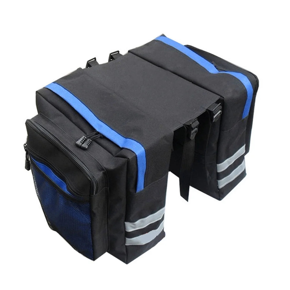 Blue Waterproof Cycling Rear Seat Bag Pannier R1089