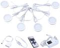 Warm White 10 Lights Linkable Dimmable LED Puck Lights R1959