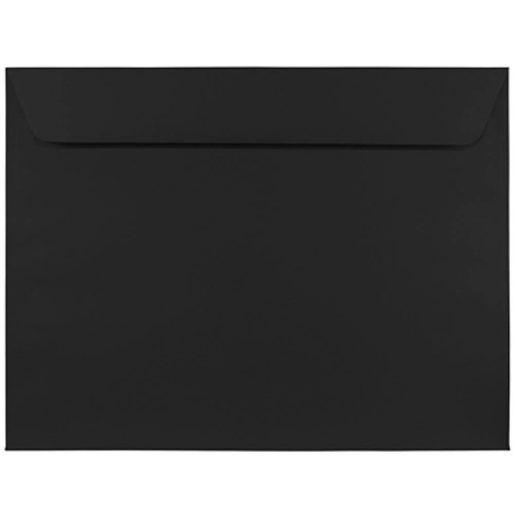 Black 9 x 12 Booklet Envelopes, 1000/Carton C625
