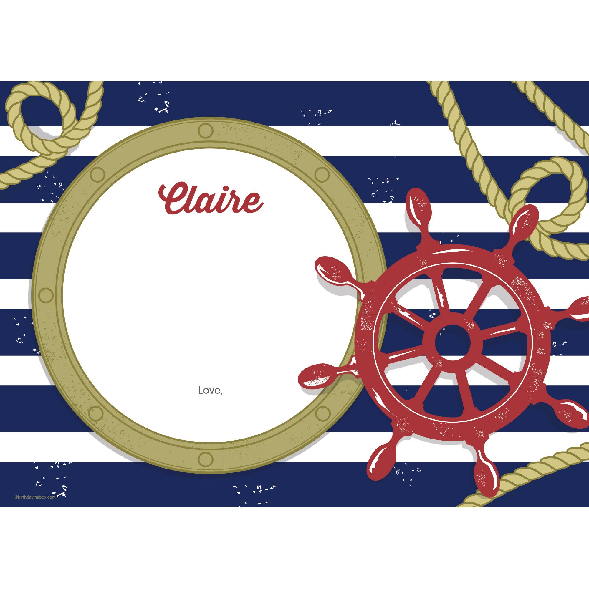 Nautical Thank You R822546