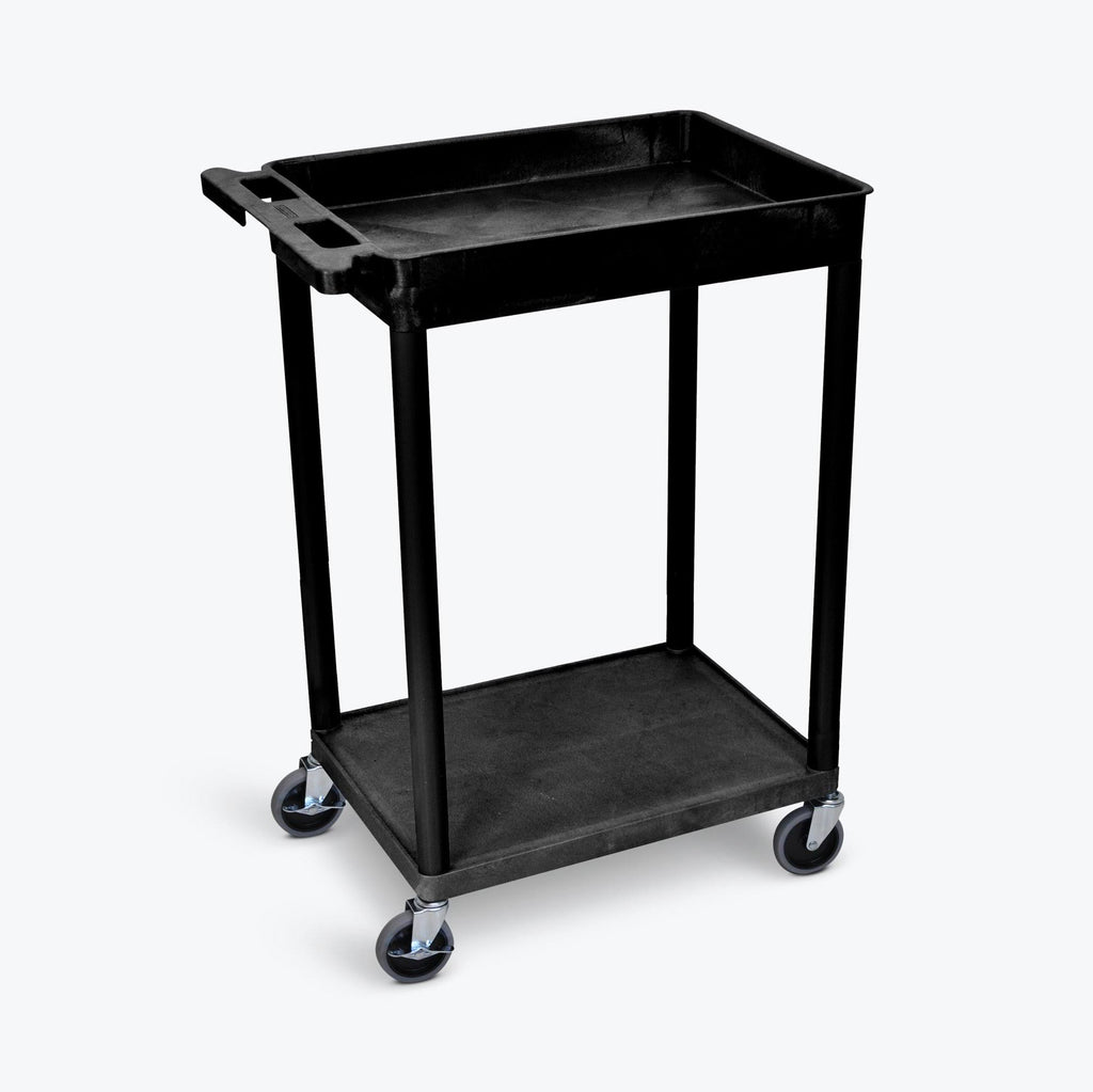 3 Shelf Black Tub Cart C979590