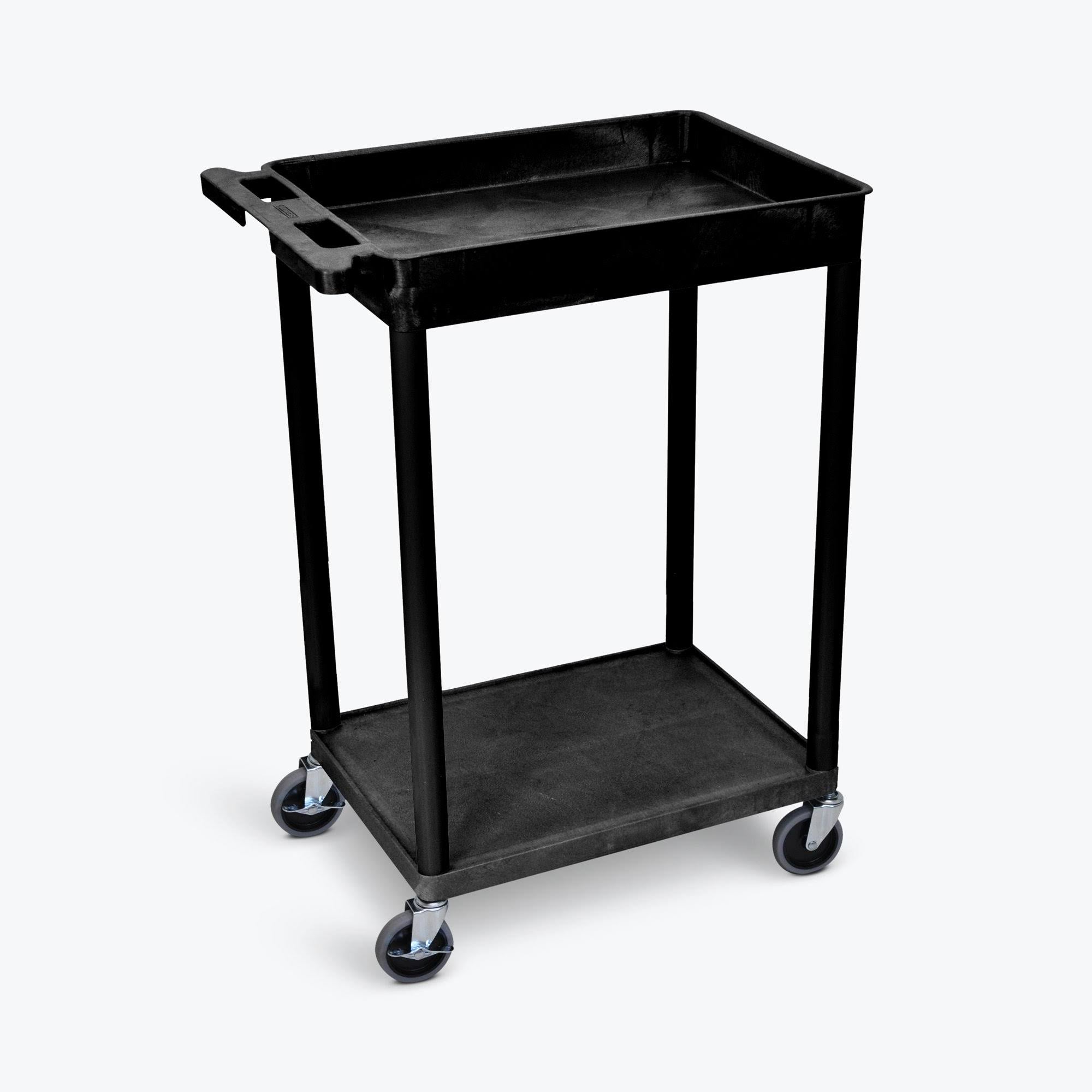 3 Shelf Black Tub Cart C979590
