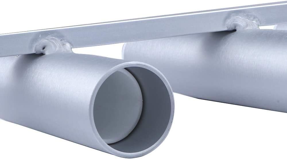 4 Tube Wall-Mounted Aluminium Fishing Rod Holder B24099