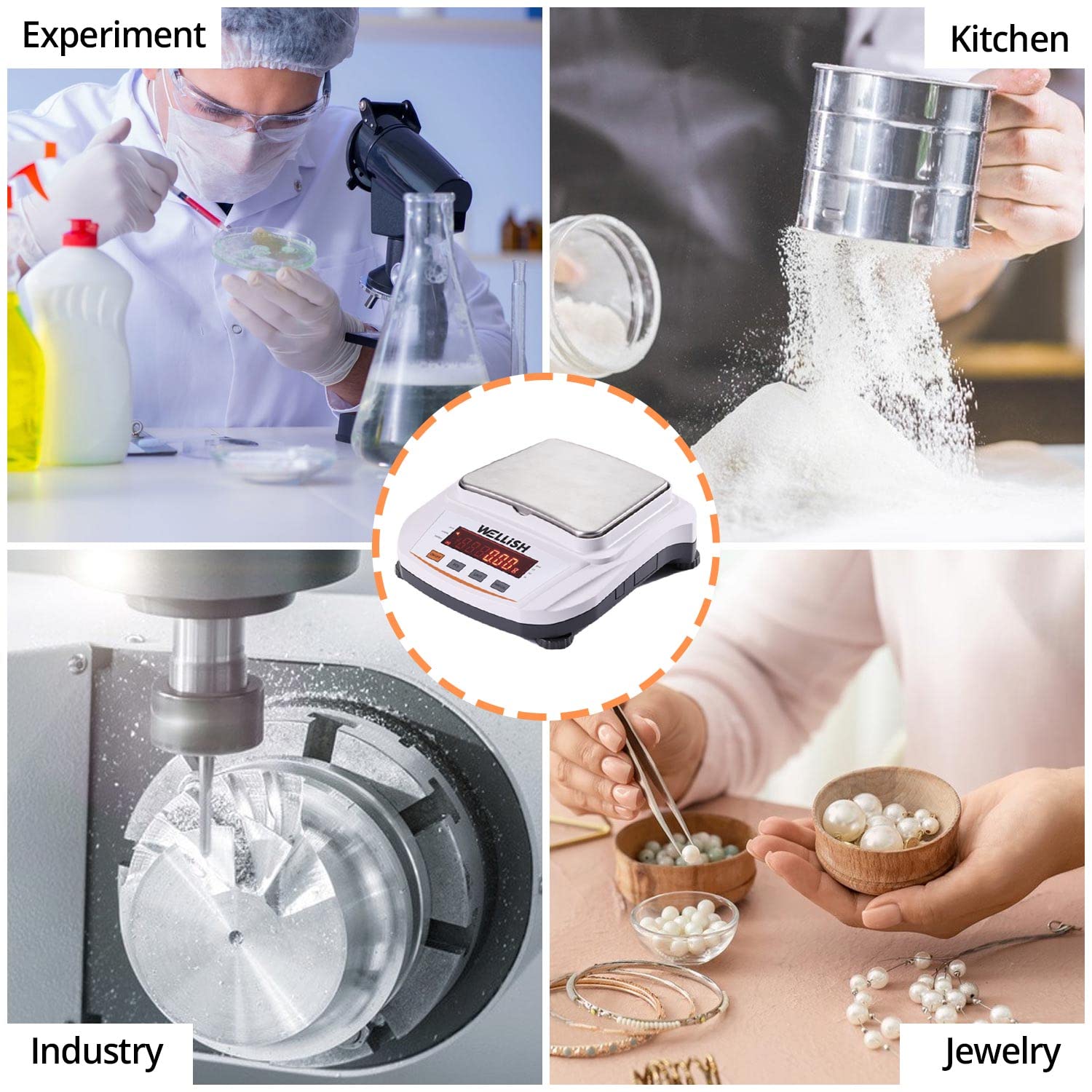 2000g/0.01g High Precision Digital Analytical Balance Scale T5610