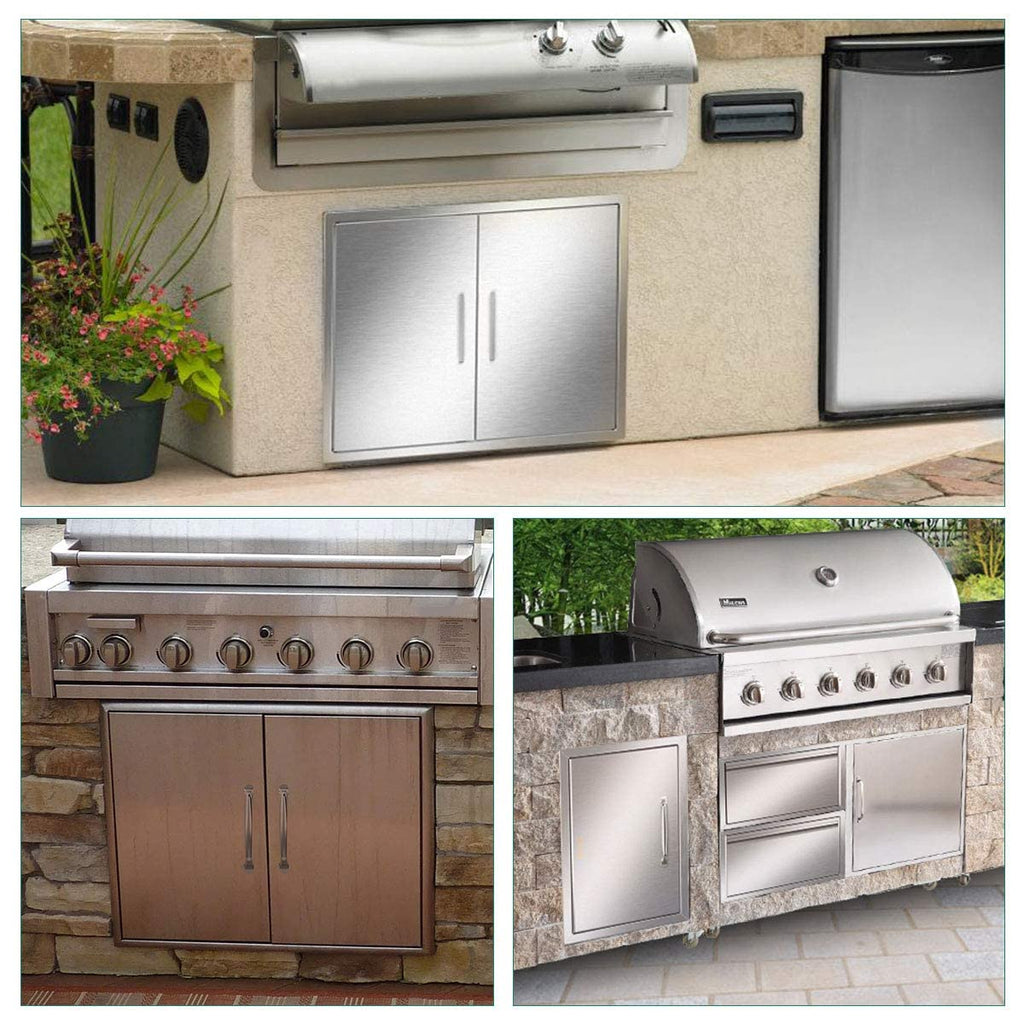 Stainless Steel BBQ Access Door 14 W x 20 H H796