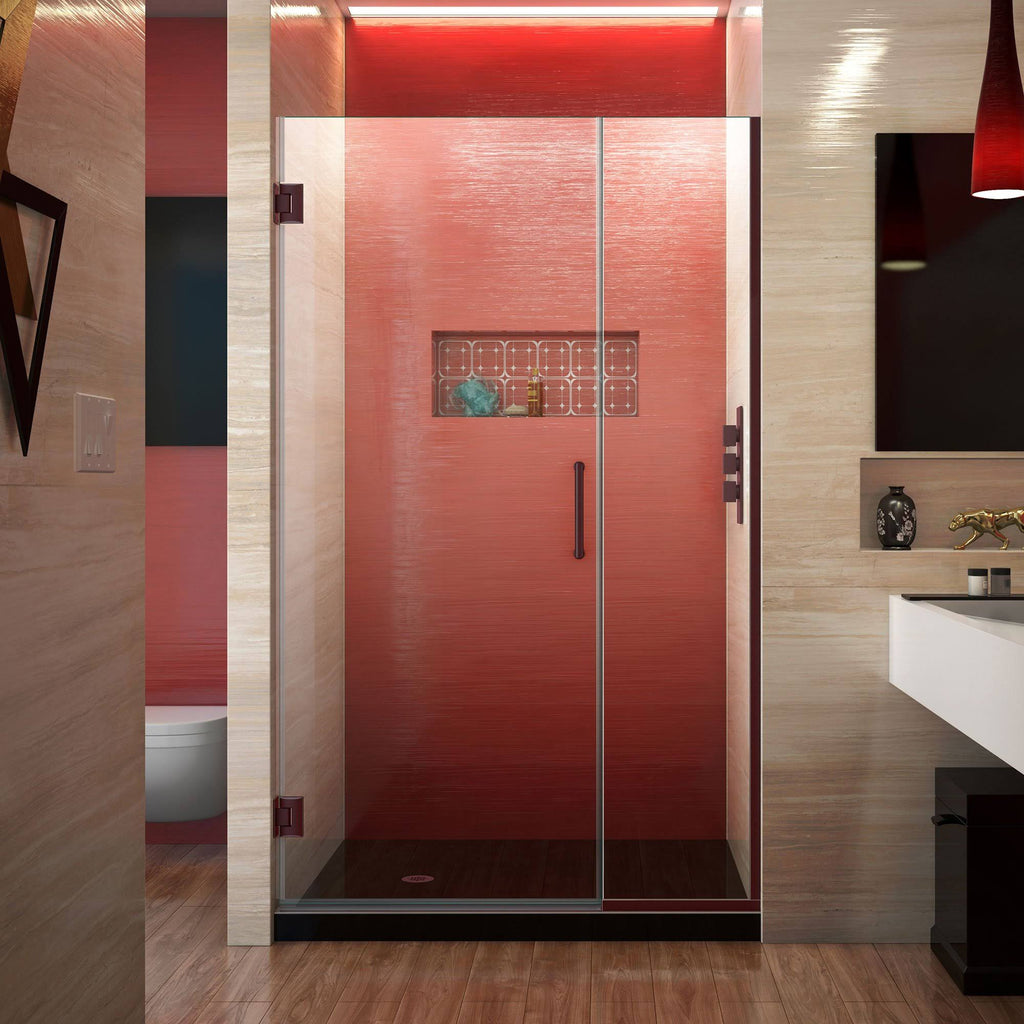 Hinged Shower Door, Oil Rubbed Bronze Finish Hardware P570138