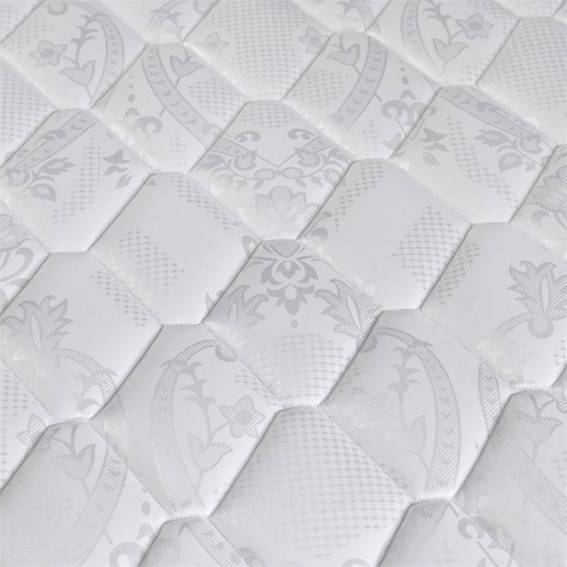 White Fabric King Tight Top Mattress S462354