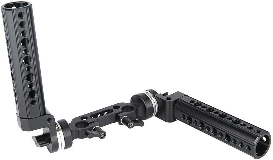 15mm Shoulder Rig Handle Kit Rosette Mount Grips for DSLR Camera Cinema Camcorder R7329