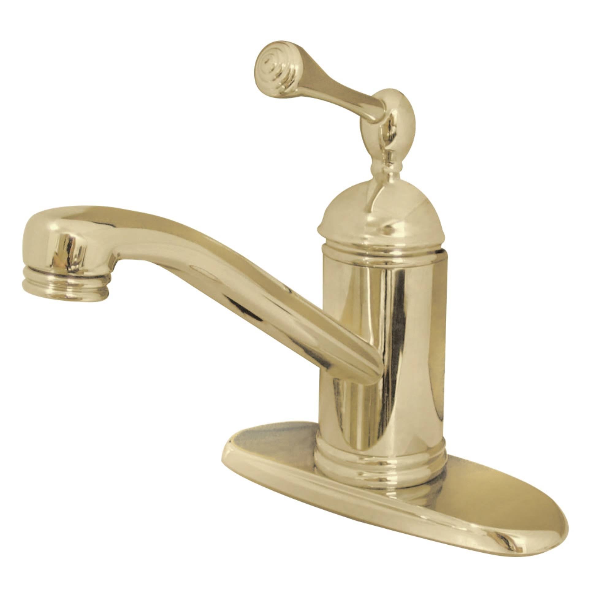 Polished Brass Single-Handle Bathroom Faucet E331496