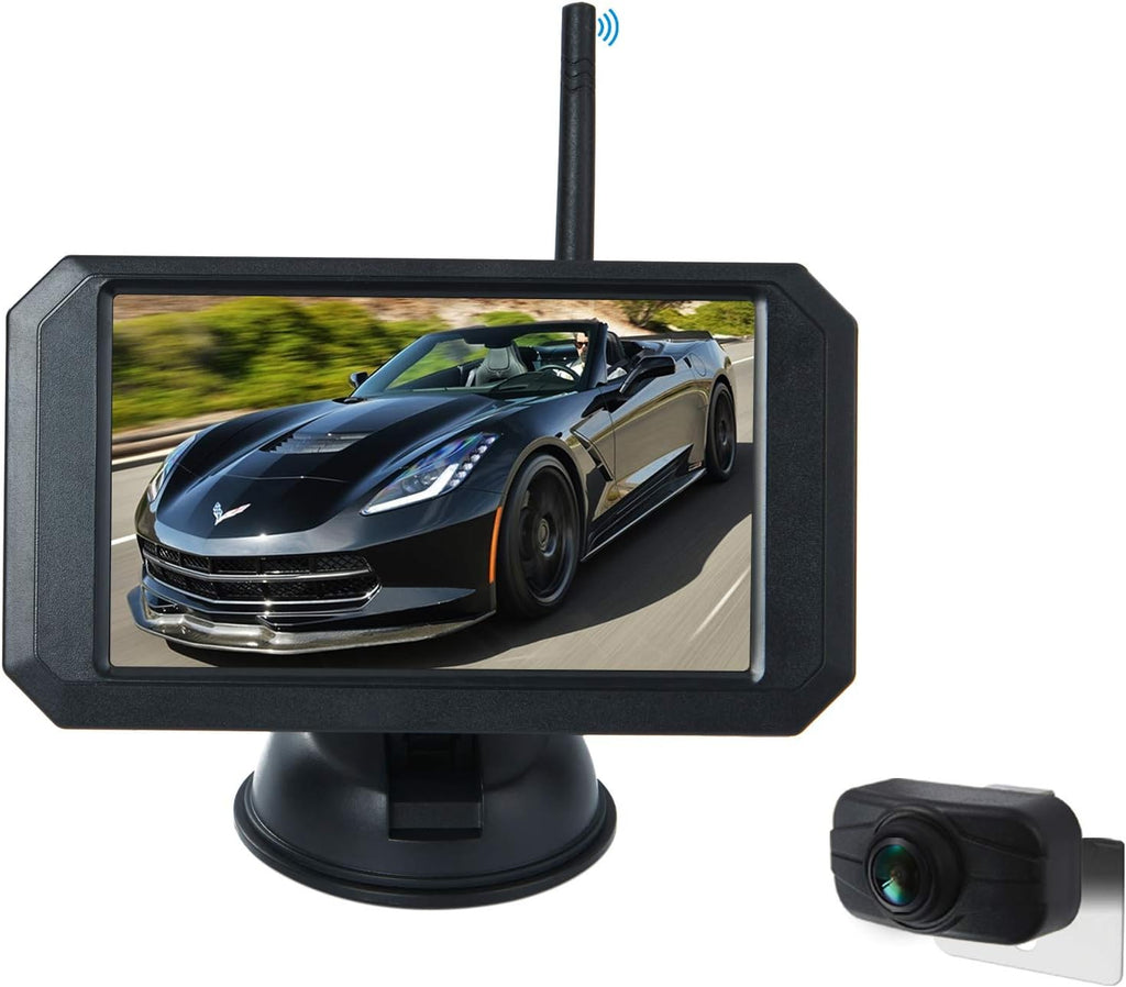 5 Inch HD Wireless Backup Camera System 1080P Pack of 2 C827