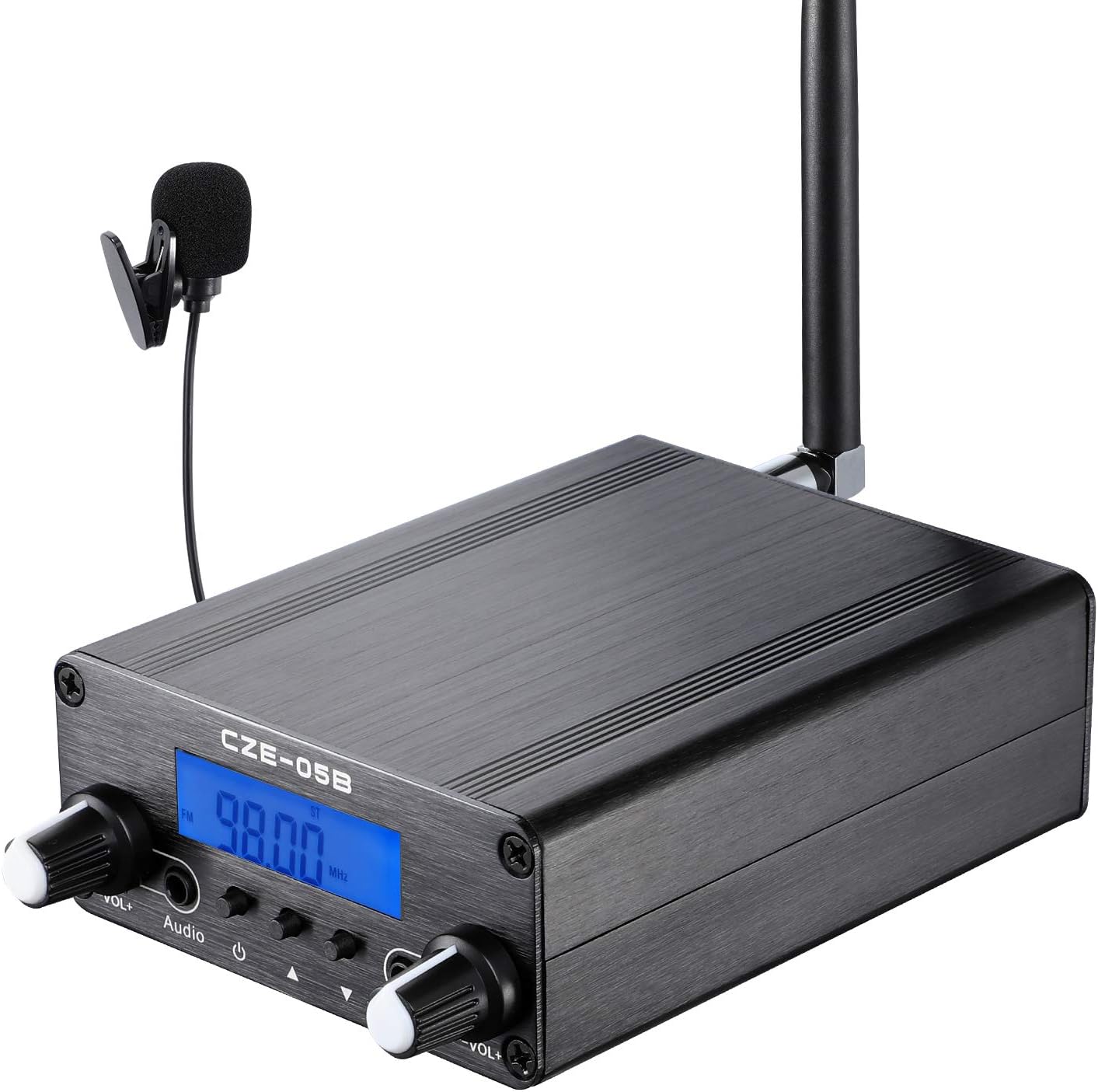 FM Broadcast Transmitter 76~108MHz with Microphone and Antenna M179204