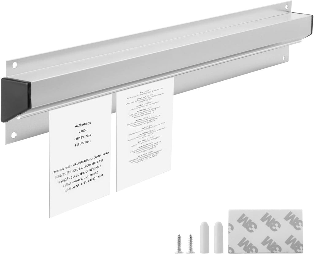 Silver 16 Inch Aluminium Receipt Holder, Pack of 2 Q2243